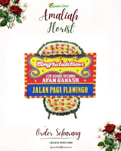 Bunga Papan Congratulation di Sudiang Raya
